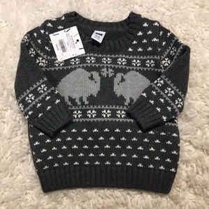 NWT Janie and Jack buffalo sweater